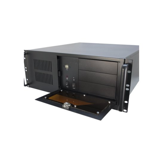 Case Inter-Tech IPC 4U-4088-S Rack Zwart
