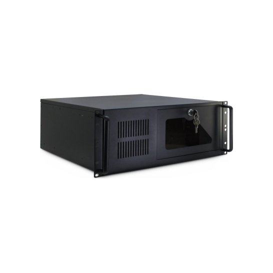 Case Inter-Tech IPC 4U-4088-S Rack Zwart