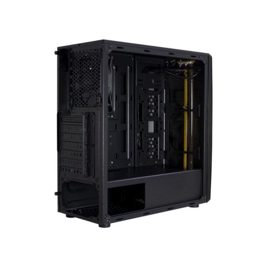 Case Inter-Tech Thunder ATX Mini Tower Zw. Blue light Acr. Case Inter-Tech Thunder ATX Mini Tower Zw. Blue light Acr.