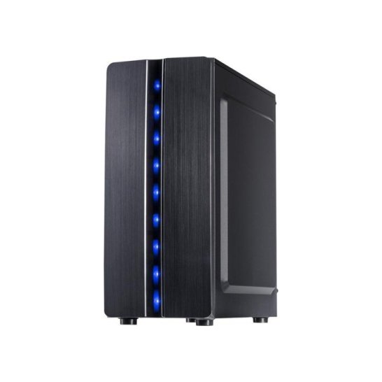 Case Inter-Tech Thunder ATX Mini Tower Zw. Blue light Acr. Case Inter-Tech Thunder ATX Mini Tower Zw. Blue light Acr.