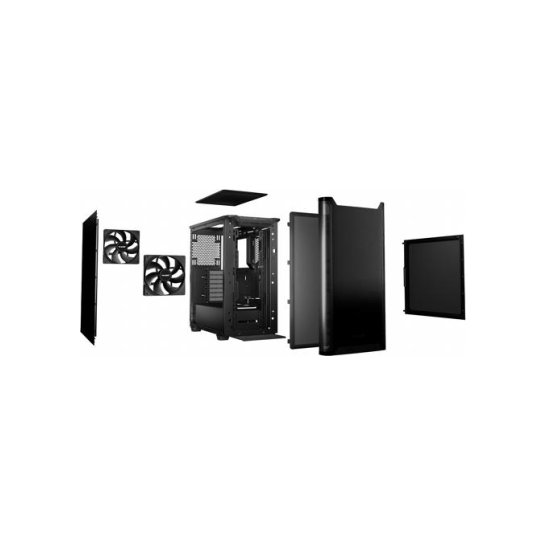 Case be quiet! PURE BASE 501 Black Midi Tower Zwart Case be quiet! PURE BASE 501 Black Midi Tower Zwart