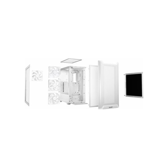 Case be quiet! Pure Base 501 LX White Midi Tower Wit Case be quiet! Pure Base 501 LX White Midi Tower Wit