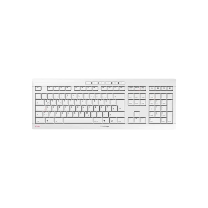 Cherry Stream Desktop Recharge, Qwerty US, Grijs