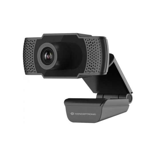 Conceptronic AMDIS webcam 2 MP F-HD USB 2.0 Zwart Conceptronic AMDIS webcam 2 MP F-HD USB 2.0 Zwart