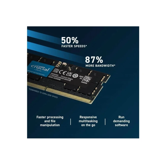 MEM Crucial 16 GB 1 x 16 GB DDR5 5600 MHz SODIMM