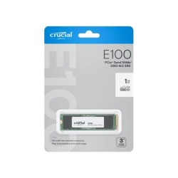Crucial E100 480GB NVME PCI Express 4.0 x4 M.2 80mm Crucial E100 480GB NVME PCI Express 4.0 x4 M.2 80mm