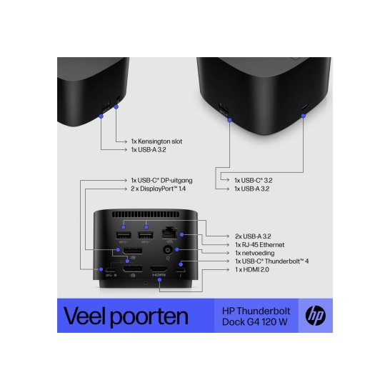 Dock. HP 120W Thunderbolt Dock G4