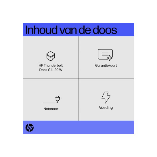 Dock. HP 120W Thunderbolt Dock G4