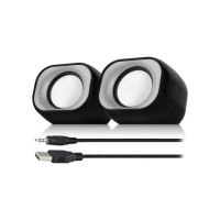 Eminent EM3513 luidspreker set 6 W Zwart 2.0 kanalen Eminent EM3513 luidspreker set 6 W Zwart 2.0 kanalen