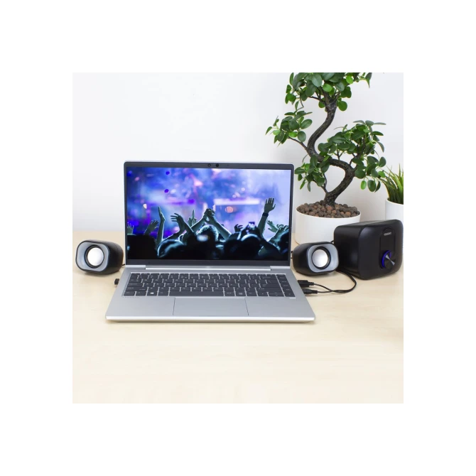 Eminent EM3515 luidspreker set 11 W Zwart 2.1 kanalen