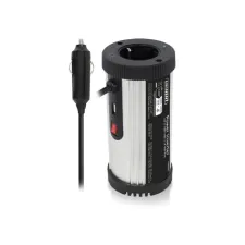 Eminent EM3995 netvoeding & inverter Auto 150 W Zwart, Zilve Eminent EM3995 netvoeding & inverter Auto 150 W Zwart, Zilve
