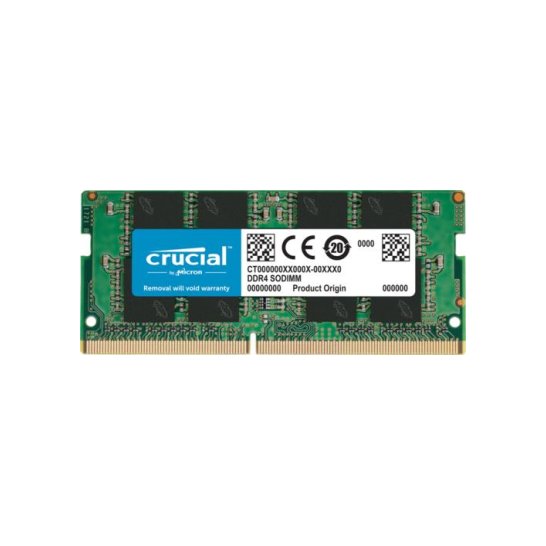 Geheugen Crucial 8GB 1 x 8 GB DDR4 3200MHz SODIMM Geheugen Crucial 8GB 1 x 8 GB DDR4 3200MHz SODIMM