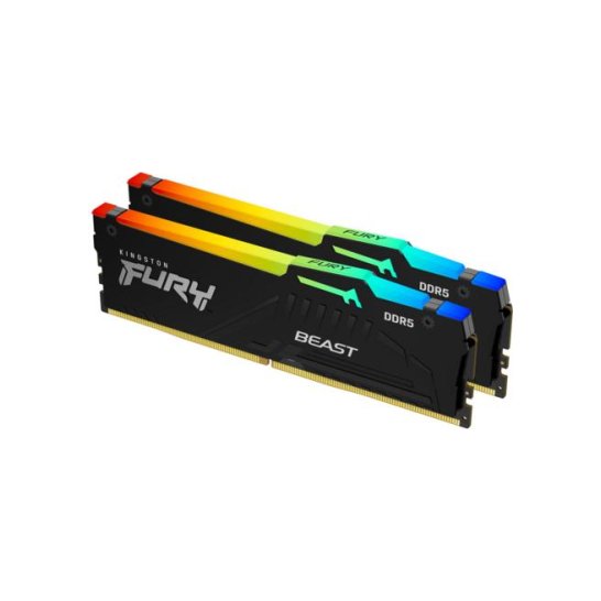 Geheugen Kingston FURY Beast RGB 16 GB 2 x 8 GB DDR5 5200 MHz Geheugen Kingston FURY Beast RGB 16 GB 2 x 8 GB DDR5 5200 MHz