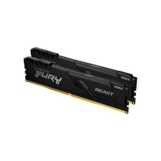 Geheugen Kingston Technology FURY Beast 16GB 2x8GB 2666Mhz Geheugen Kingston Technology FURY Beast 16GB 2x8GB 2666Mhz