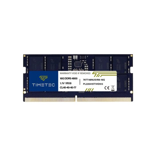 Geheugen Timetec 16 GB 1 x 16 GB DDR5 4800 MHz SODIMM