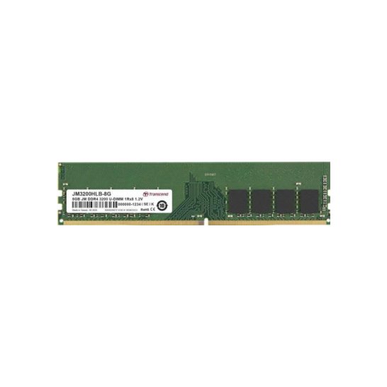 Geheugen Transcend 8GB DDR4 3200 MHz DIMM Geheugen Transcend 8GB DDR4 3200 MHz DIMM