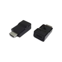 Gembird A-HDMI-VGA-001 kabeladapter/verloopstukje Zwart