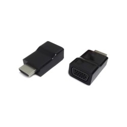 Gembird A-HDMI-VGA-001 kabeladapter/verloopstukje Zwart