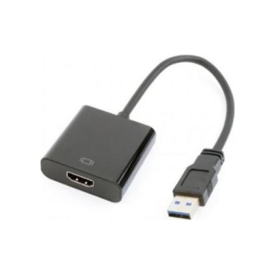 Gembird A-USB3-HDMI-02 tussenstuk voor kabels USB Zwart Gembird A-USB3-HDMI-02 tussenstuk voor kabels USB Zwart