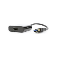 Gembird A-USB3-HDMI-02 tussenstuk voor kabels USB Zwart