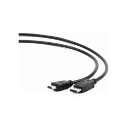 Gembird DisplayPort - HDMI, 1.8m HDMI A Zwart