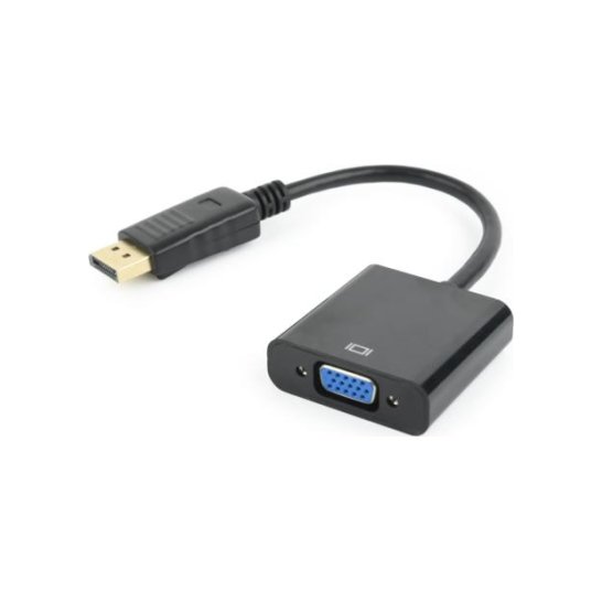 Gembird DisplayPort to VGA adapter Cable Black Gembird DisplayPort to VGA adapter Cable Black