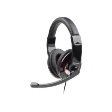 Gembird MHS-001 hoofdtelefoon/headset Hoofdband Zwart Gembird MHS-001 hoofdtelefoon/headset Hoofdband Zwart