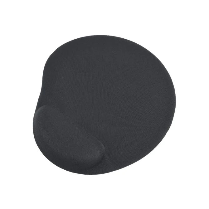 Gembird MP-GEL-BLACK | Ergonomische Muismat | Zwart