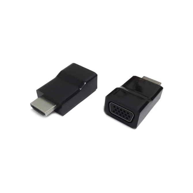 Gembird kabel-tussenstuk | HDMI naar VGA | Zwart | A-HDMI-VGA-001