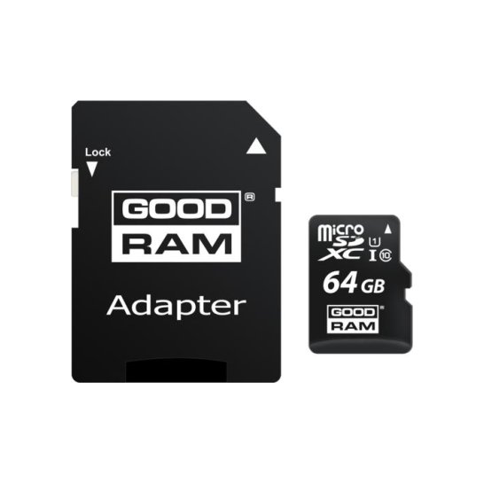 Goodram M1AA 64 GB MicroSDXC UHS-I Klasse 10 Goodram M1AA 64 GB MicroSDXC UHS-I Klasse 10