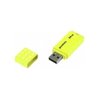 Goodram UME2 USB Flashdrive 64GB USB Type-A 2.0 Geel Goodram UME2 USB Flashdrive 64GB USB Type-A 2.0 Geel