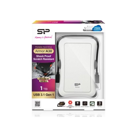 HDD Ext. Silicon Power 1TB Rugged Armor A30 2.5 HDD Ext. Silicon Power 1TB Rugged Armor A30 2.5