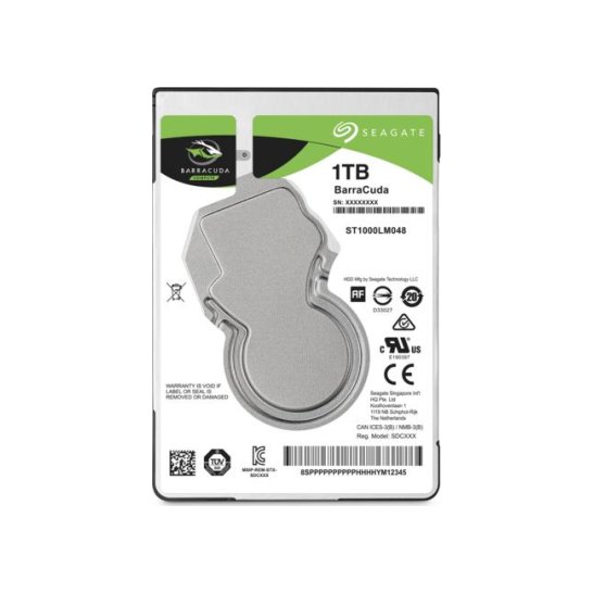 HDD Seagate Barracuda 1TB - 5400 RPM - 128MB - 2.5inch