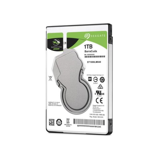 HDD Seagate Barracuda 1TB - 5400 RPM - 128MB - 2.5inch HDD Seagate Barracuda 1TB - 5400 RPM - 128MB - 2.5inch