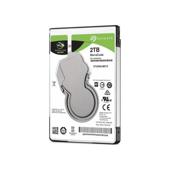 HDD Seagate Barracuda 2TB - 2.5inch - 5400RPM - 128MB - SATA HDD Seagate Barracuda 2TB - 2.5inch - 5400RPM - 128MB - SATA