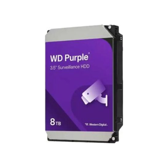 HDD WD Purple 8TB 3.5 SATA 6Gbs 128MB HDD WD Purple 8TB 3.5 SATA 6Gbs 128MB