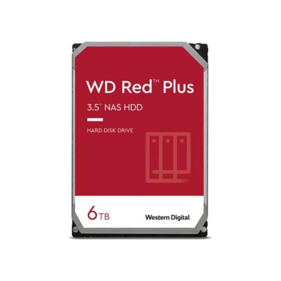 HDD Western Digital Red Plus 3.5inch 6TB SATA III HDD Western Digital Red Plus 3.5inch 6TB SATA III