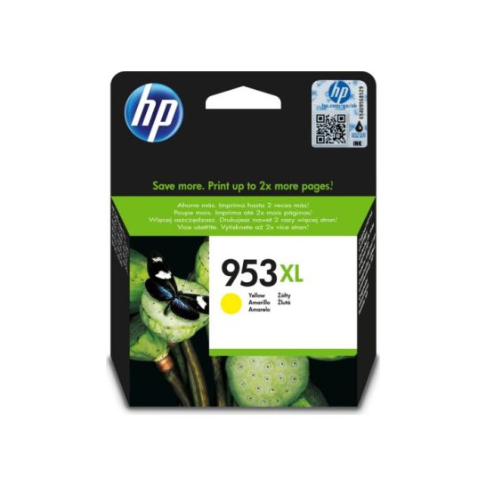 HP 953XL originele high-capacity gele inktcartridge HP 953XL originele high-capacity gele inktcartridge