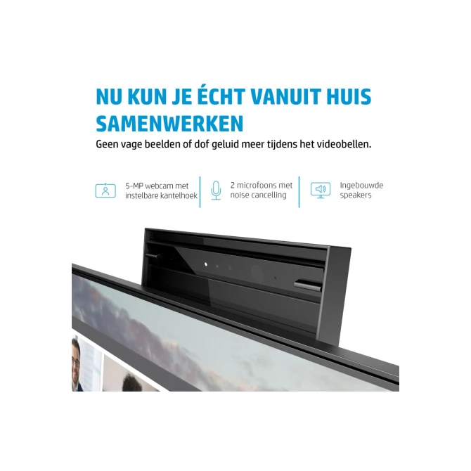 Monitor HP E24m G4 23.8inch Full-HD Zwart, Zilver