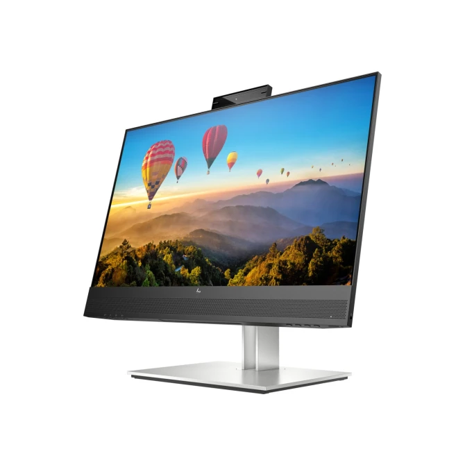 Monitor HP E24m G4 23.8inch Full-HD Zwart, Zilver