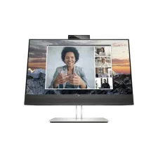 Monitor HP E24m G4 23.8inch Full-HD Zwart, Zilver