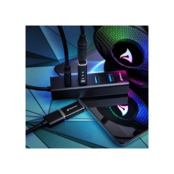 HUB Sharkoon USB 3.2 Gen 1 Type-C 5000 Mbit/s Zwart