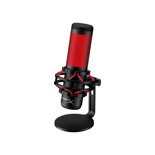 HyperX QuadCast - USB-microfoon (zwart-rood) - rode verlicht HyperX QuadCast - USB-microfoon (zwart-rood) - rode verlicht