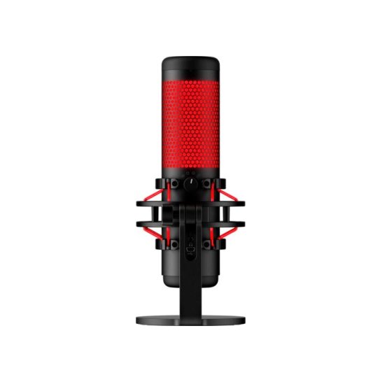 HyperX QuadCast - USB-microfoon (zwart-rood) - rode verlicht HyperX QuadCast - USB-microfoon (zwart-rood) - rode verlicht