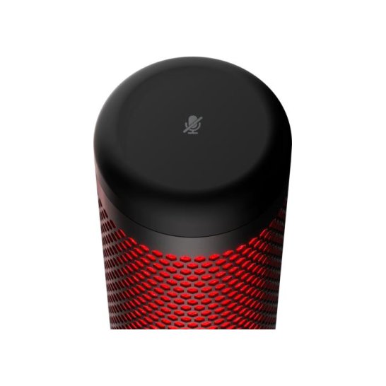 HyperX QuadCast - USB-microfoon (zwart-rood) - rode verlicht HyperX QuadCast - USB-microfoon (zwart-rood) - rode verlicht