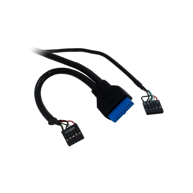 Inter-Tech CI-01 | Interne geheugenkaartlezer | USB 3.2 Gen 1 (5 Gbps) | 3.5