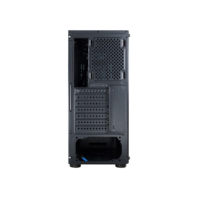 Inter-Tech CXC2 Blue Light | Midi Tower Case | Zwart