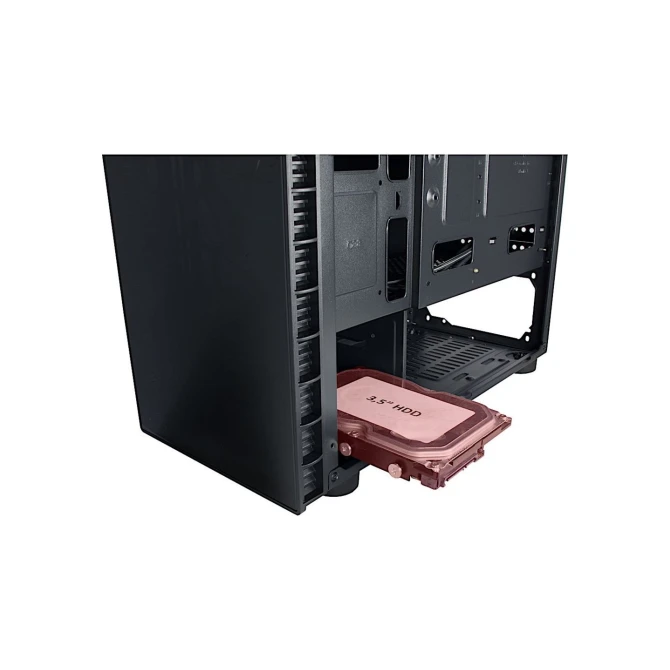 Inter-Tech CXC2 Blue Light | Midi Tower Case | Zwart