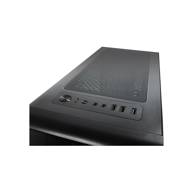 Inter-Tech CXC2 Blue Light | Midi Tower Case | Zwart