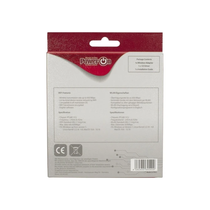 Inter-Tech DMG-04 WLAN 433 Mbit/s